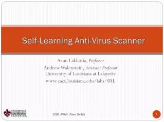 Self-Learning Anti-Virus Scanner