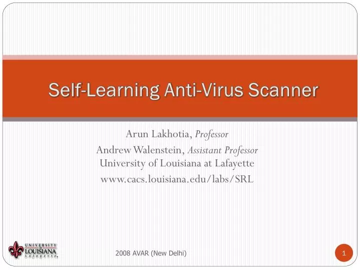self learning anti virus scanner