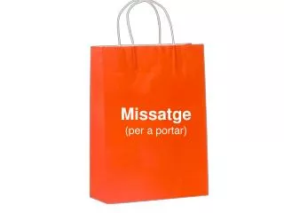 missatge per a portar
