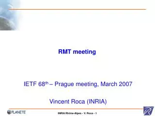 RMT meeting