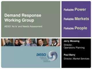 Demand Response Working Group