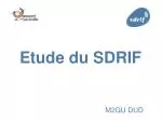Etude du SDRIF - slide 1