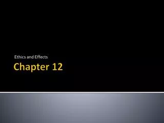 Chapter 12