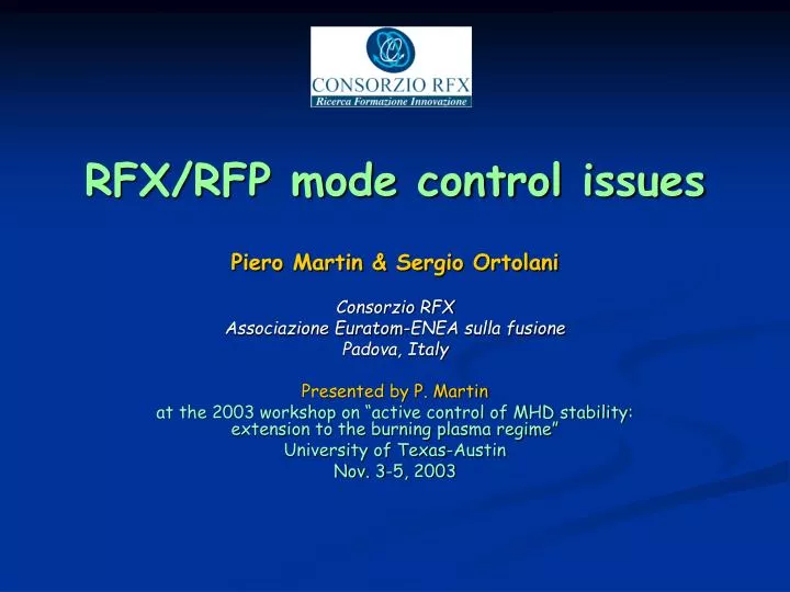 rfx rfp mode control issues