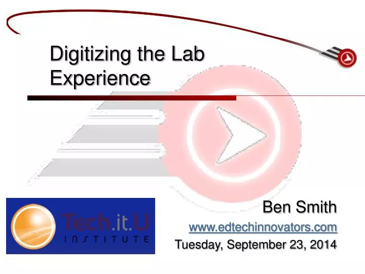 digitizing the lab experience