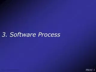 3. Software Process