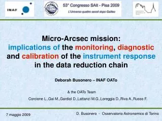 Micro-Arcsec mission: