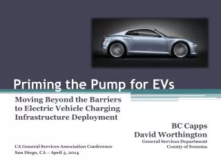 Priming the Pump for EVs