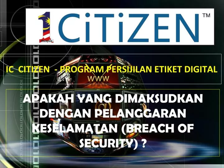 ic citizen program persijilan etiket digital