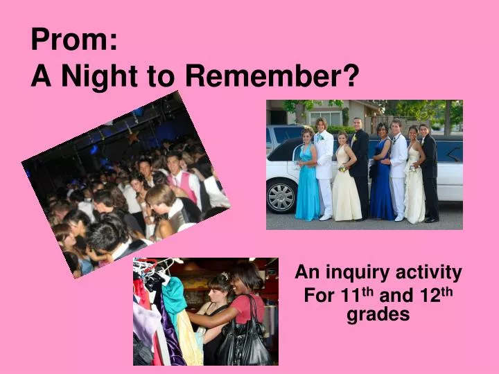 prom a night to remember