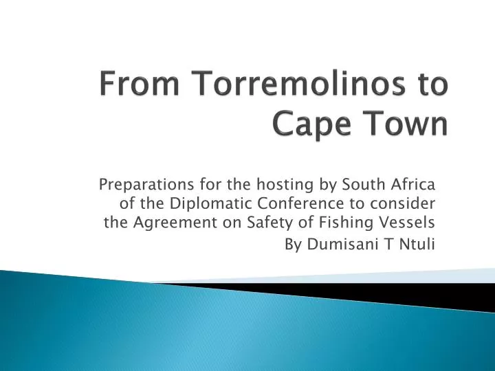 from torremolinos to cape town