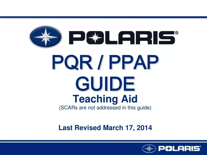 pqr ppap guide