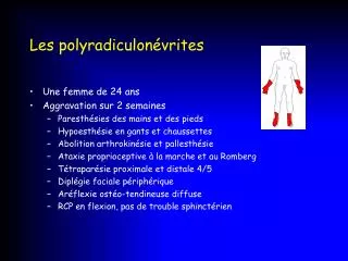 les polyradiculon vrites