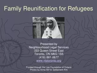 Family Reunification for Refugees