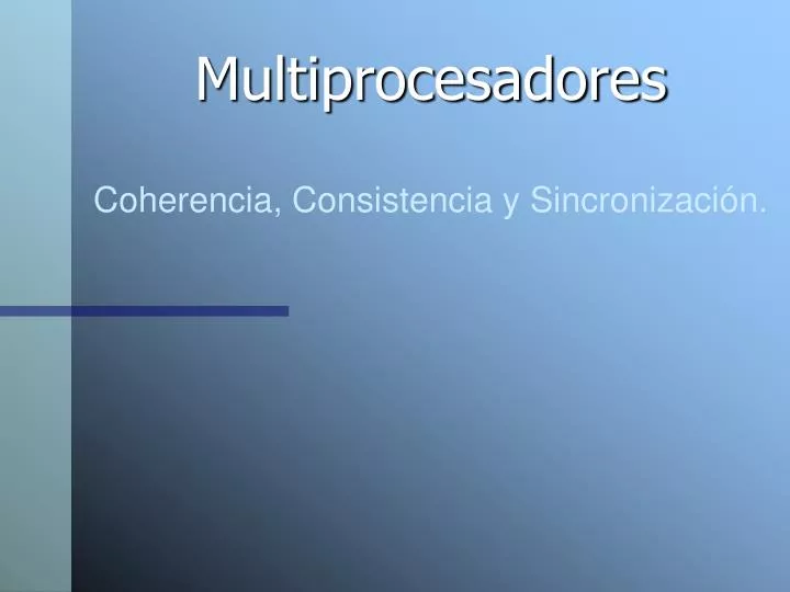 multiprocesadores