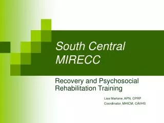 South Central MIRECC