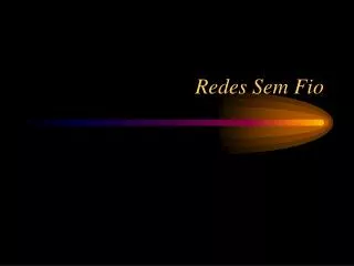 redes sem fio