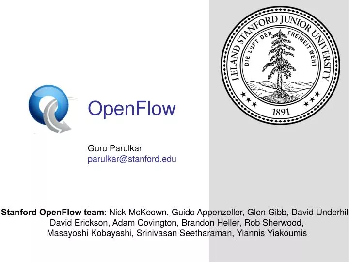 openflow guru parulkar parulkar@stanford edu