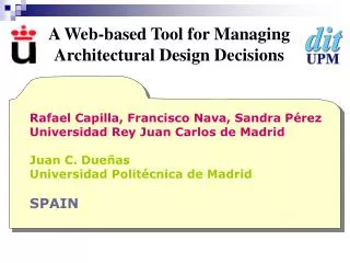 A Web-based Tool for Managing Architectural Design Decisions