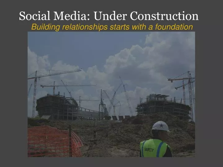 social media under construction