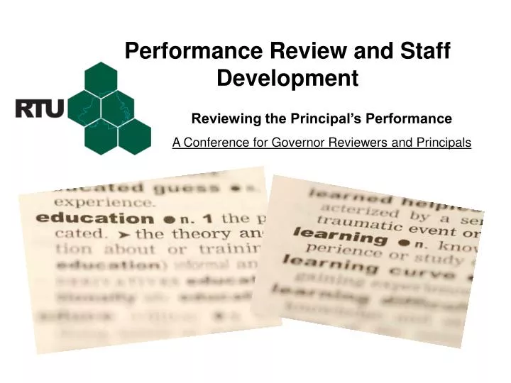 performance review and staff development