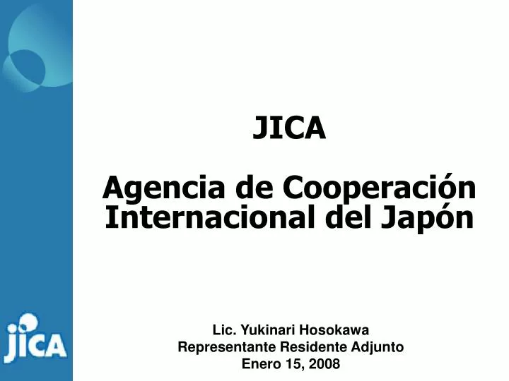 jica agencia de cooperaci n internacional del jap n