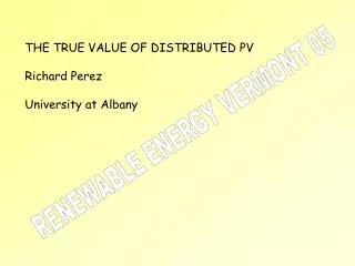 RENEWABLE ENERGY VERMONT 05