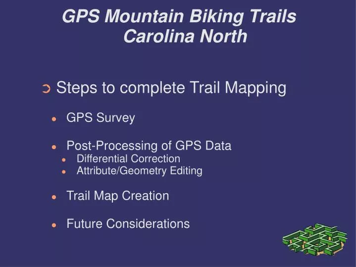 gps mountain biking trails carolina north