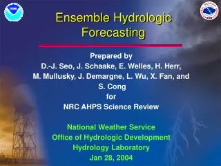 Ensemble Hydrologic Forecasting