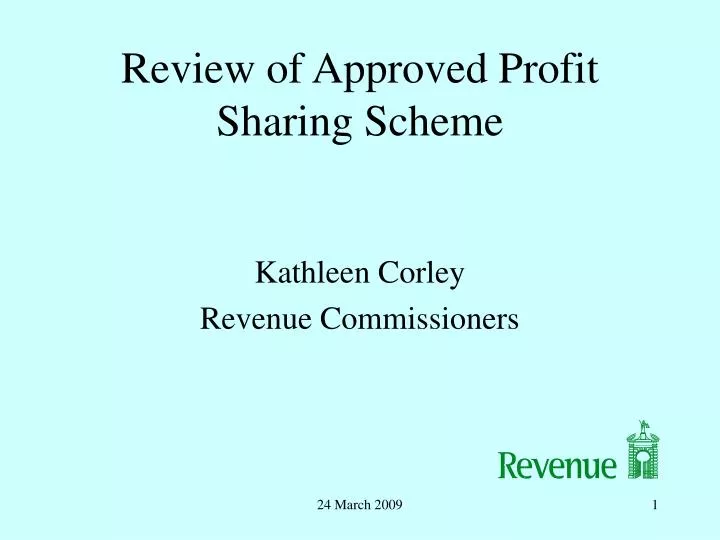 review of approved profit sharing scheme