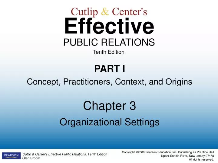 cutlip center s effective public relations