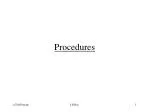 Understanding User-Defined Procedures and Scoping Mechanisms in L8Proc - slide 1