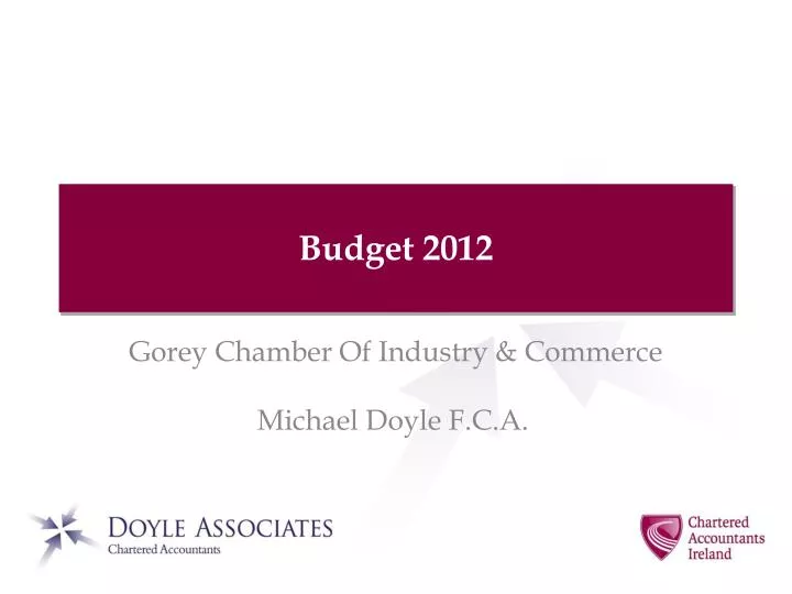 budget 2012