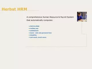 A comprehensive Human Resource &amp; Payroll System that automatically computes: