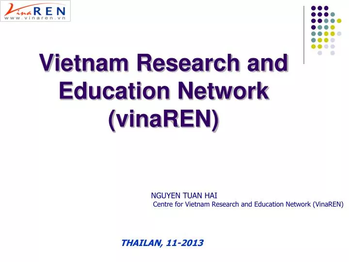 vietnam research and education network vinaren