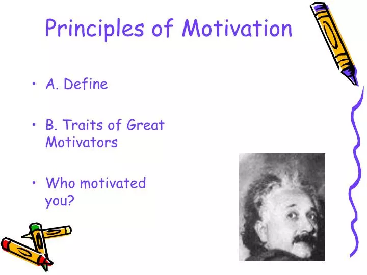 principles of motivation