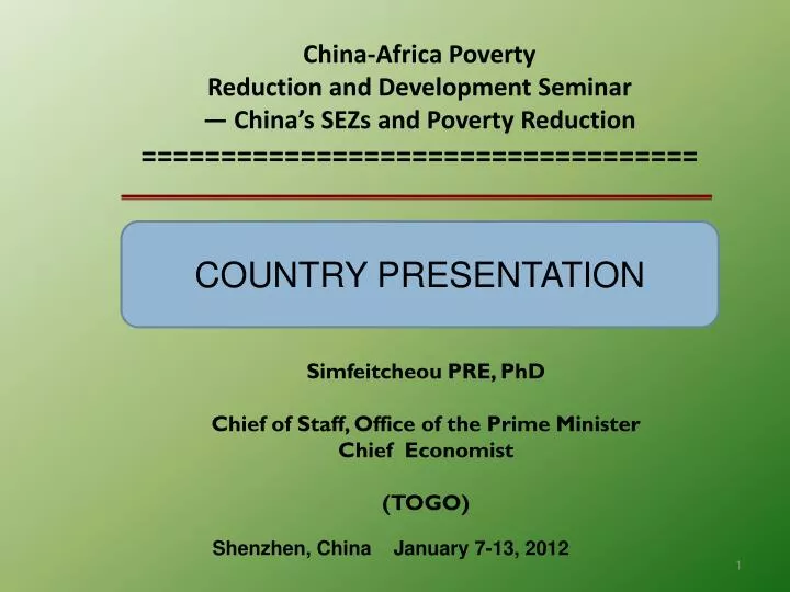 china africa poverty reduction and development seminar china s sezs and poverty reduction