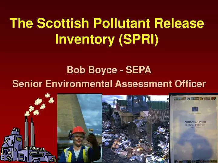 the scottish pollutant release inventory spri
