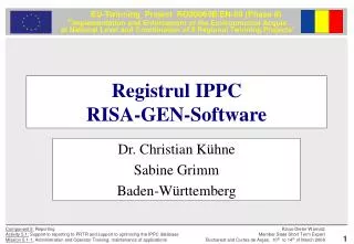 registrul ippc risa gen software