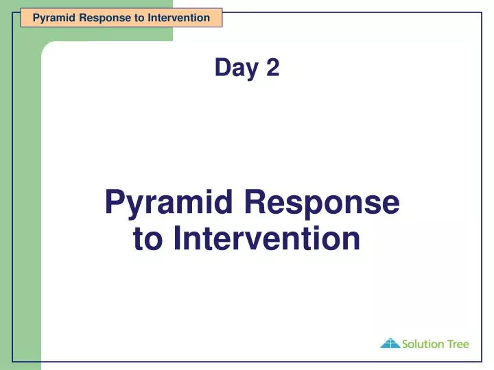 pyramid response to intervention
