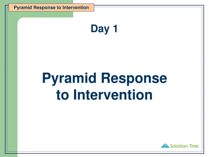 pyramid response to intervention