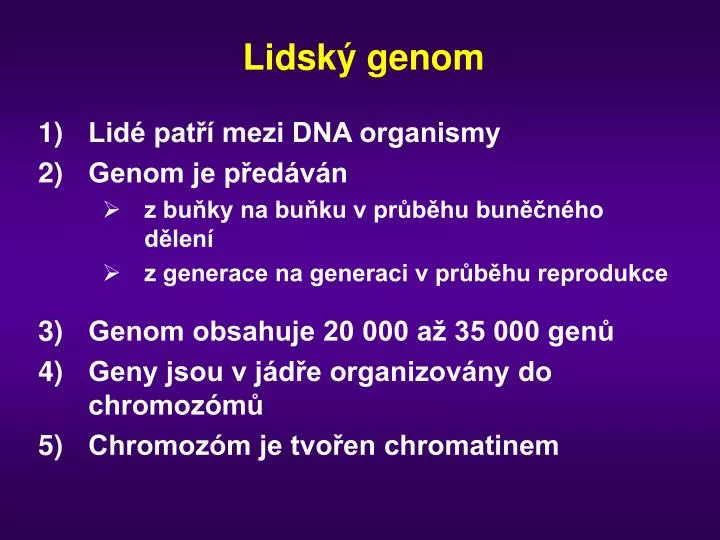 lidsk genom