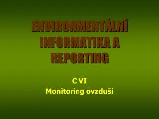 environment ln informatika a reporting