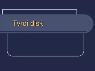 tvrdi disk
