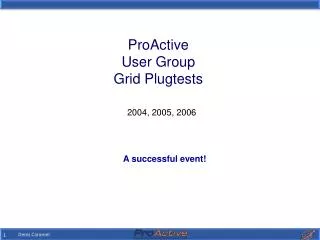 ProActive User Group Grid Plugtests