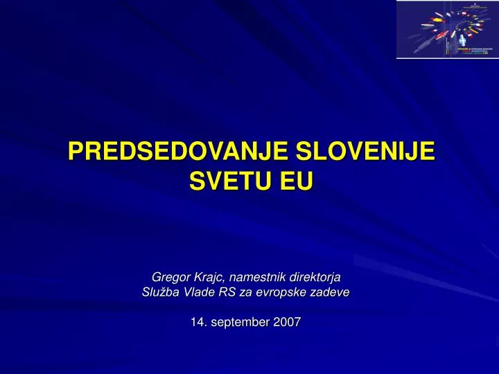 predsedovanje slovenije svetu eu