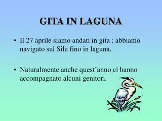 gita in laguna