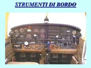 strumenti di bordo