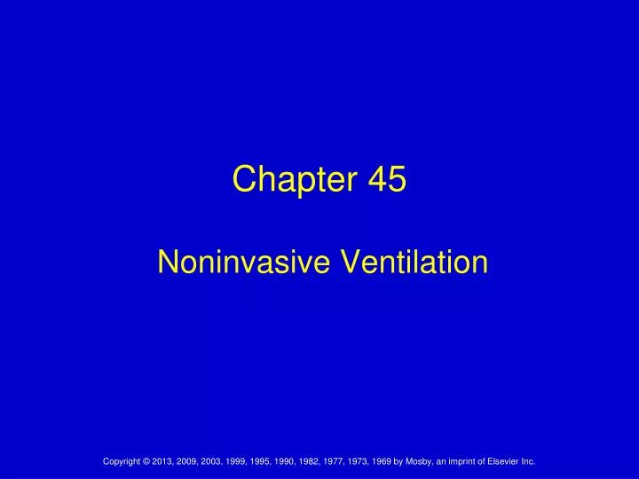 chapter 45 noninvasive ventilation