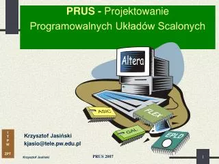 prus projektowanie programowalnych uk ad w scalonych